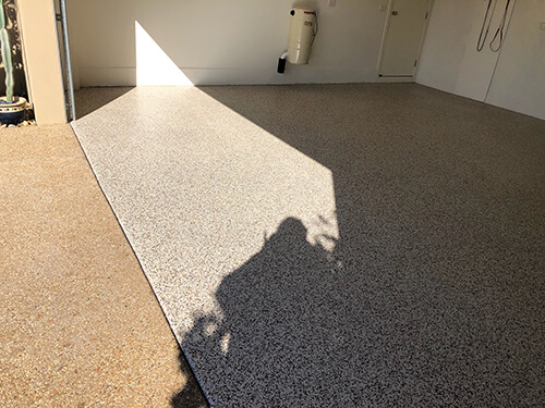 Garage Granite Flooring, Best Concrete Paint For Garage Floor Australia