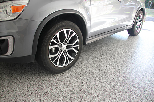 Example of a high-quality, specialist garage floor epoxy.